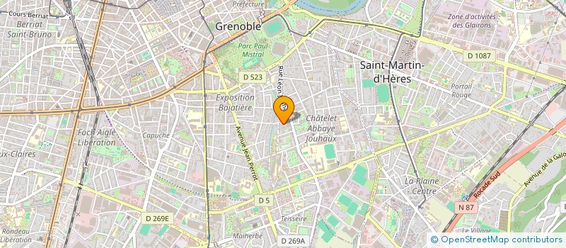 localisation de l'entreprise SCM BAJA CURATUM  GRENOBLE