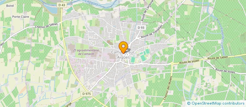 localisation de l'entreprise SCM BALNEO KINESITHERAPIE  CAMARET-SUR-AIGUES