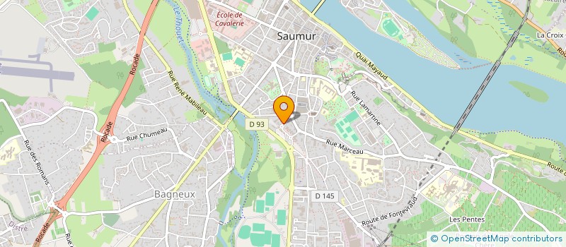 localisation de l'entreprise SCM BALZAC  SAUMUR