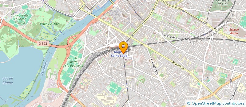 localisation de l'entreprise SCM BAM à ANGERS