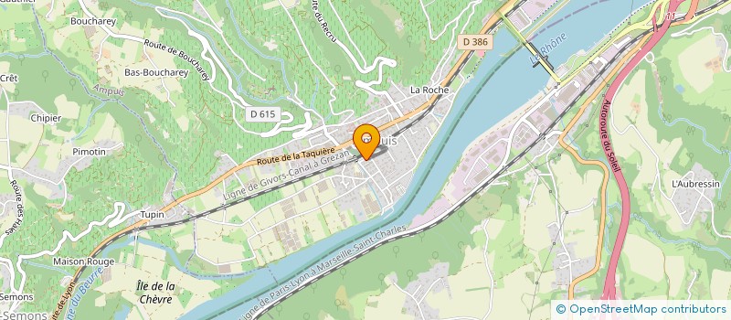 localisation de l'entreprise SCM BAPE  AMPUIS