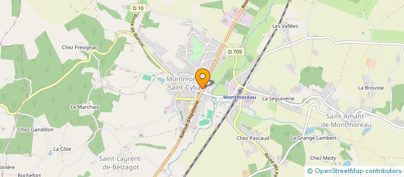 localisation de l'entreprise SCM BARBEREAU CAIRE GRELIER LE BOUHELLEC  MONTMOREAU