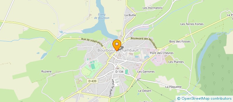 localisation de l'entreprise SCM BARLAND CARRILLO  BOURBON-L'ARCHAMBAULT
