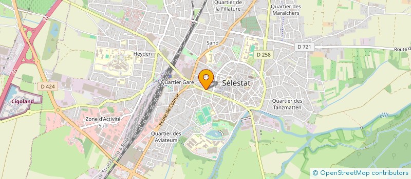 localisation de l'entreprise SCM BARTHELEMY ET BIRGY à SELESTAT