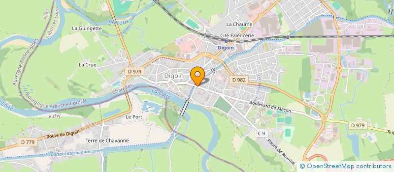 localisation de l'entreprise SCM BARTOLI à DIGOIN