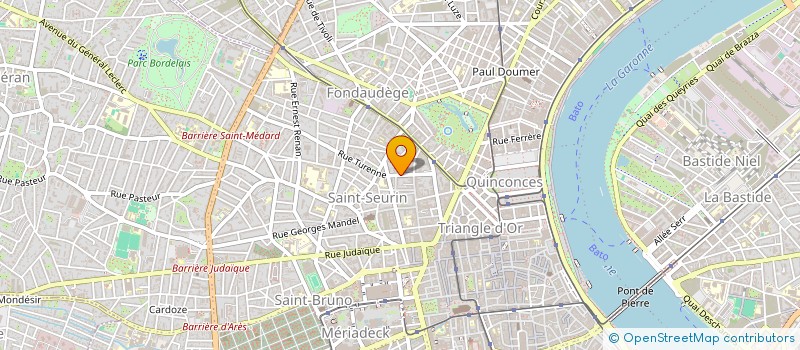 localisation de l'entreprise SCM BASQUE TOCHEPORT DUFON à BORDEAUX