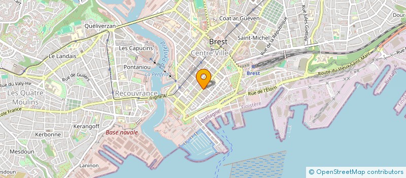 localisation de l'entreprise SCM BATTET - TANNIOU / VERET  BREST