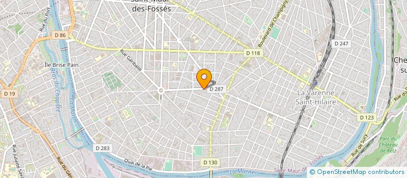 localisation de l'entreprise SCM BAUBEN  SAINT-MAUR-DES-FOSSES