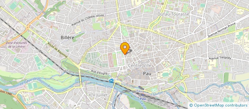 localisation de l'entreprise SCM BAUCOU - RAINA - BEDOURET à PAU