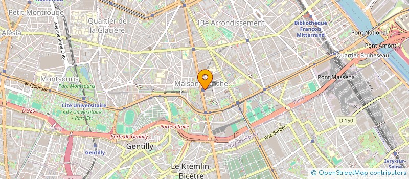 localisation de l'entreprise SCM BAUDOUIN HOCHART  PARIS