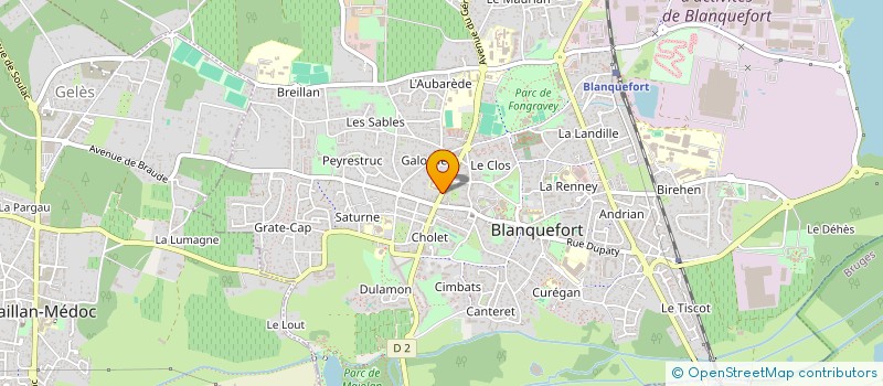 localisation de l'entreprise SCM BAYCHELIER BINET à BLANQUEFORT