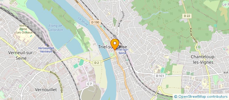 localisation de l'entreprise SCM BCBM à TRIEL-SUR-SEINE