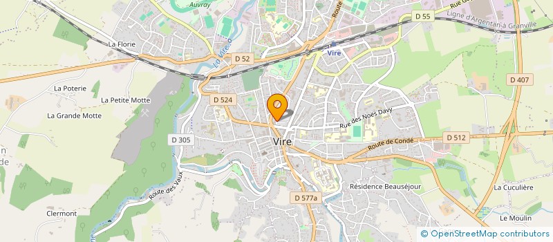 localisation de l'entreprise SCM BCCG à VIRE-NORMANDIE
