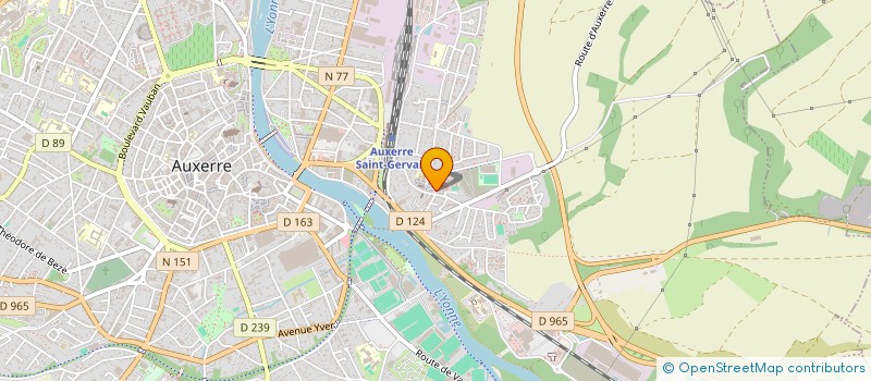 localisation de l'entreprise SCM BDF SANTE à AUXERRE