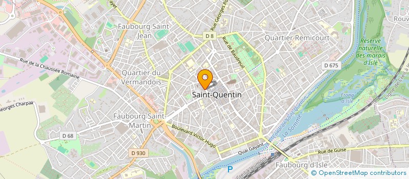 localisation de l'entreprise SCM BEAURAIN - MECHIN à SAINT-QUENTIN