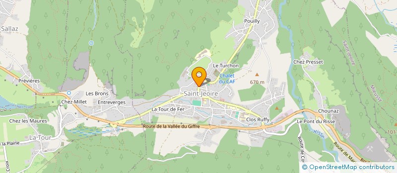 localisation de l'entreprise SCM BEAUREGARD  SAINT-JEOIRE