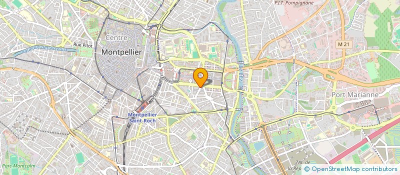 localisation de l'entreprise SCM BECQUE DABIENS LEJET à MONTPELLIER