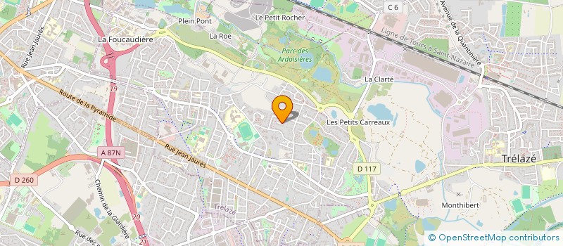 localisation de l'entreprise SCM BEEM à TRELAZE