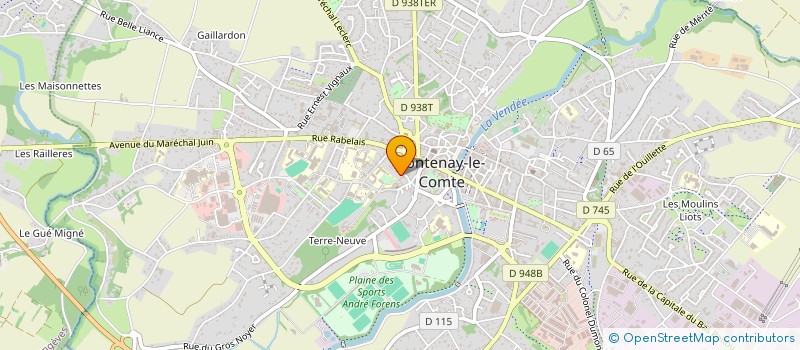 localisation de l'entreprise SCM BELESBAT SUD VENDEE à FONTENAY-LE-COMTE