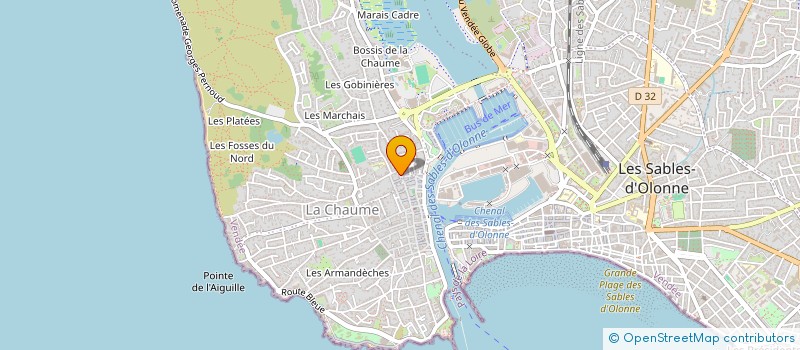 localisation de l'entreprise SCM BELIER  LES SABLES D'OLONNE