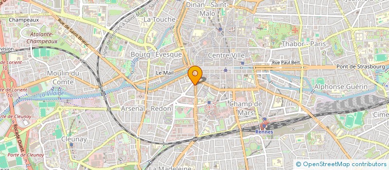 localisation de l'entreprise SCM BELLANGER CELERIER à RENNES
