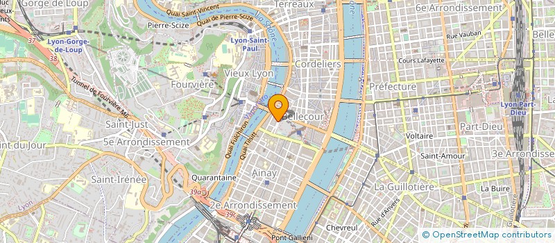 localisation de l'entreprise SCM BELLECOUR à LYON