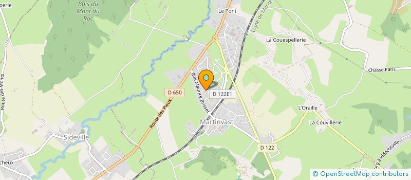 localisation de l'entreprise SCM BELLEFEUILLE  MARTINVAST