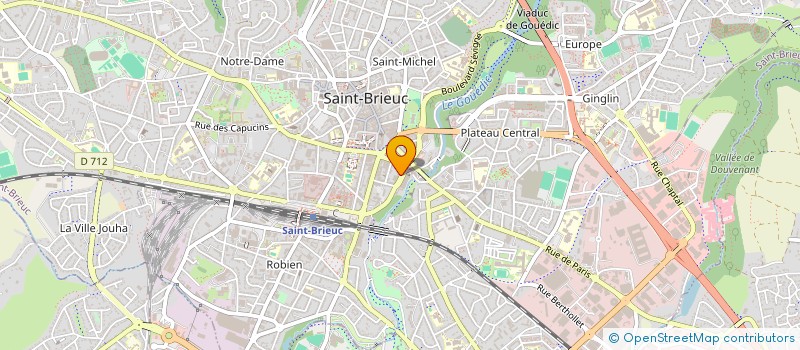 localisation de l'entreprise SCM BELLIER MARTIN DE POULPIQUET à SAINT-BRIEUC