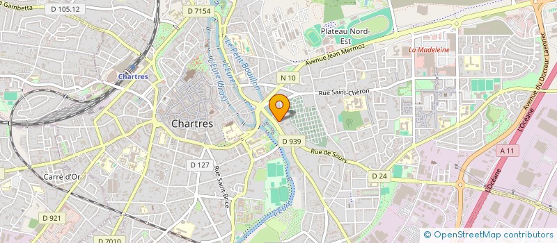 localisation de l'entreprise SCM BELLOY DELAGNEAU HENROTTE à CHARTRES