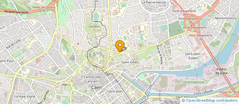 localisation de l'entreprise SCM BENABBOU-MAUGARS ASSOCIES à CAEN