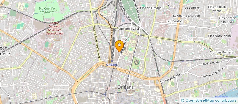 localisation de l'entreprise SCM BENEFACTA MJPM à ORLEANS