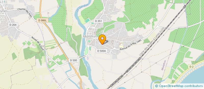 localisation de l'entreprise SCM BENEZECH GEYNET  MONTFRIN