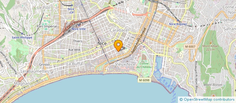 localisation de l'entreprise SCM BENHAMOU TEBOUL à NICE