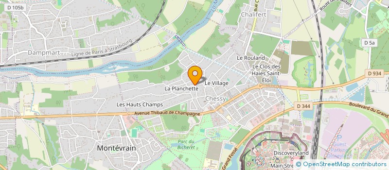 localisation de l'entreprise SCM BENICOURT - LEMOINE / DULUDE  CHESSY