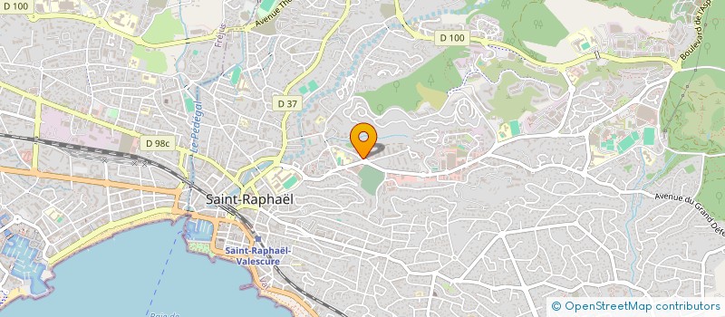 localisation de l'entreprise SCM BERAUDES à SAINT-RAPHAEL