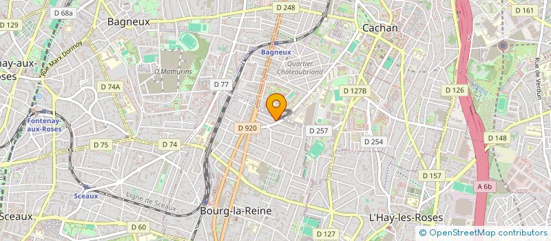 localisation de l'entreprise SCM BERDANSKI à BOURG-LA-REINE