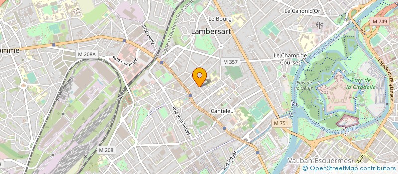 localisation de l'entreprise SCM BERNARD-LEROY à LAMBERSART