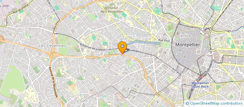 localisation de l'entreprise SCM BERNARD-MORENO à MONTPELLIER