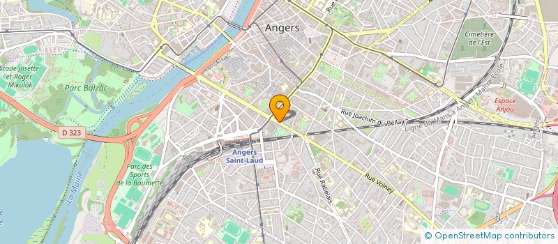 localisation de l'entreprise SCM BERNIN MALECOT à ANGERS