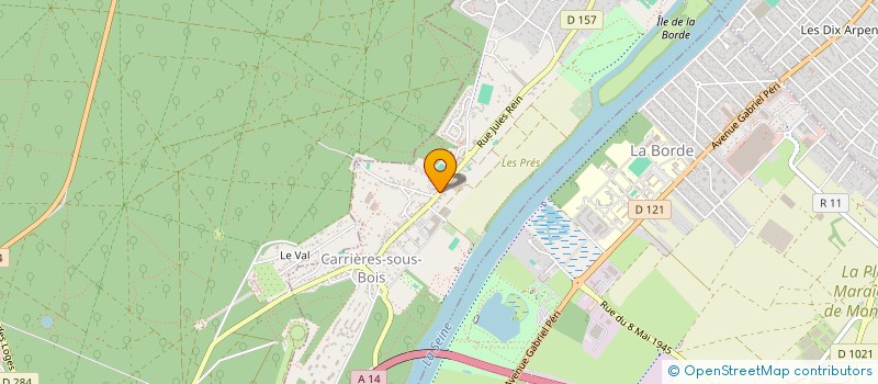 localisation de l'entreprise SCM BERTEAUX  LE MESNIL-LE-ROI