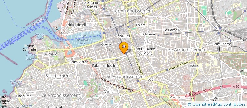 localisation de l'entreprise SCM BERTHI à MARSEILLE