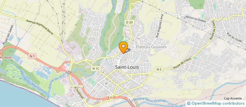 localisation de l'entreprise SCM BEUZELIN-PEREYROL à SAINT-LOUIS