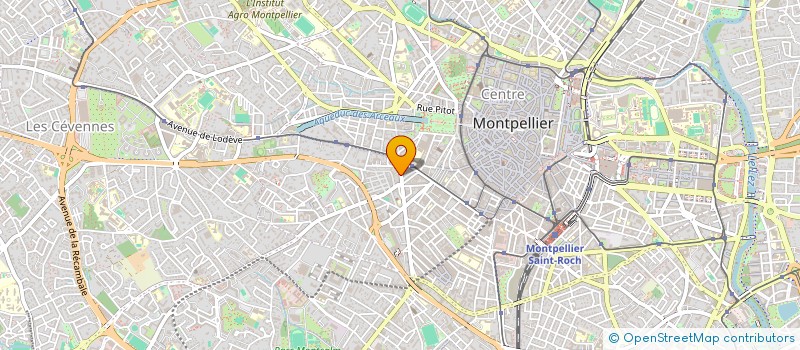 localisation de l'entreprise SCM BEZARD-MARREAUD-SERVANT à MONTPELLIER