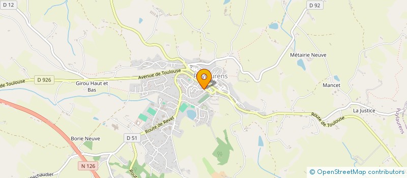 localisation de l'entreprise SCM BEZIAT-CALMETTES  PUYLAURENS