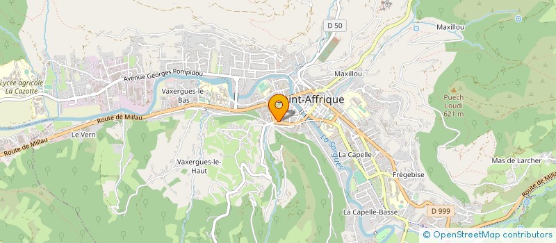 localisation de l'entreprise SCM BIB  SAINT-AFFRIQUE