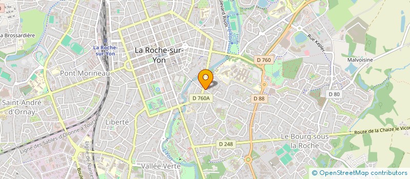 localisation de l'entreprise SCM BIEN NAITRE à LA ROCHE-SUR-YON