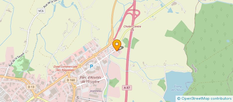 localisation de l'entreprise SCM BIEN NAITRE à CHOLET