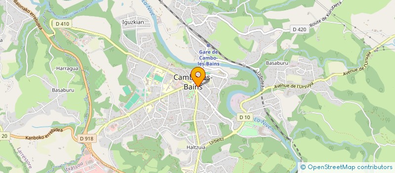 localisation de l'entreprise SCM BIMBOIRE - CAMESCASSE à CAMBO-LES-BAINS