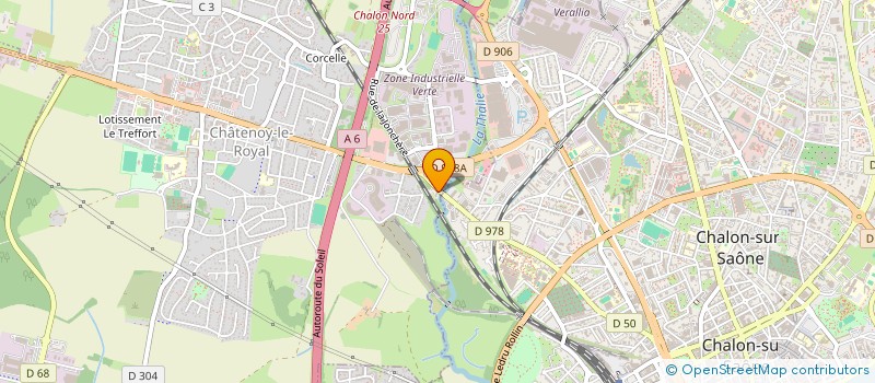 localisation de l'entreprise SCM BINNINGER - TRAINAR-BINNINGER  CHATENOY-LE-ROYAL