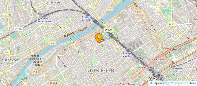 localisation de l'entreprise SCM BIOGROUP ILE-DE-FRANCE  LEVALLOIS-PERRET